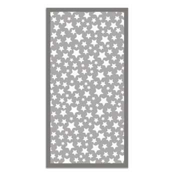 Panorama Alfombra Vinílica Estrellas Color Gris 120x170 Cm