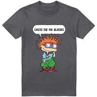 rugrats camiseta chicks dig the glasses para mujer