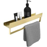 estante de bano rea sf01-450-bg brush gold