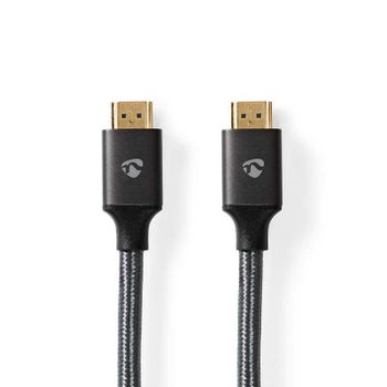 Cable HDMI Nedis CVTB35000GY30 3 m 8K 48 Gbps Gris