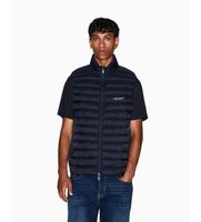 ax armani exchange para hombre xm001576af16927ub101 chaleco down waistcoat marino xl casual poliamida