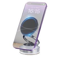soporte magnetico para telefono fuerte diseno plegable soporte de coche ajustable a 360 para coche escritorio bano