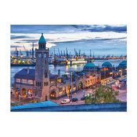 papel pintado 3d - st pauli landing stages 300x231 cm