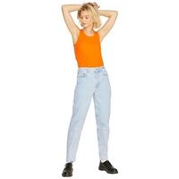 jjxx pantalones lisbon mom jeans - light blue denim para mujer