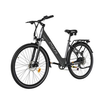 Bicicleta Eléctrica Pixar City1, Para Desplazamientos Diarios, 36 V, 250 W, 10,4 Ah, Gris