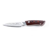 cuchillo utilitario de 10cm en acero de damasco
