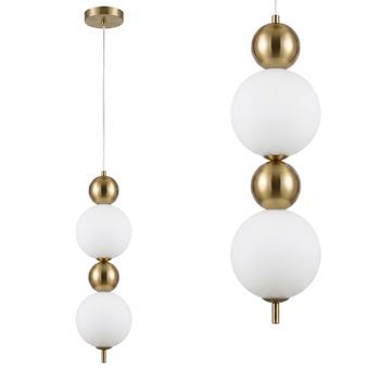 Lámpara Toolight Lhj116-2cp Brush Gold Led
