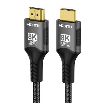 Cable HD 8K@60Hz HD2.1 a cable HD 48 Gbps 4K@120Hz Velocidad Ultra Alta cable HD compatible con PS5/Xbox/TV/monitor