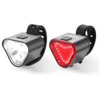 bengguo 500lm faro delantero de bicicleta mini portatil luz trasera carga tipo-c juego de luces a prueba de agua para mt