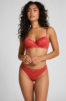 Hunkemöller Tanga Marine Rojo