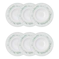 set 6 plato pastarisotto 26cm kai hydro 26cm bidasoa kai hydrozero - verde apto microondas