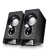 altavoces ngs 20 alambricos usb 12w compactos con control de volumen