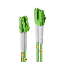 cable de fibra optica lindy 46310 1 m om5 lc-lc verde lszh