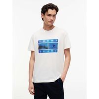 tommy jeans tops y camisetas tjm reg photo flag s para hombre