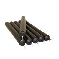 black dinner candles