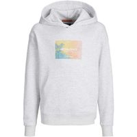 jack  jones jersey 12257607 joraruba sunset branding sweat hood jnr bright white para nino