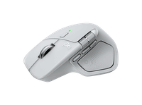 raton inalambrico - logitech mx master 4 para mac 8000ppp carga rapida clics silenciosos bluetooth-usb pc-mac personalizable gris