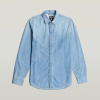 g-star raw camisa manga larga d27681-d942-g614 faded thames para hombre