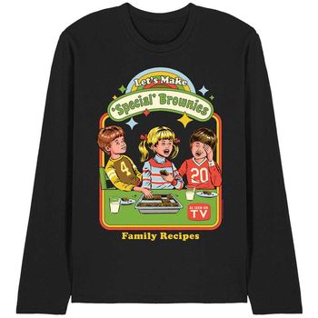 Steven Rhodes Camiseta manga larga Let's Make Brownies para mujer
