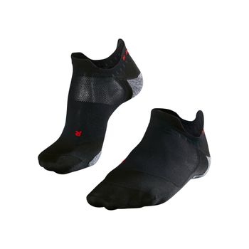 Falke RU5 Race Invisible Calcetines Para Correr Hombres-Negro,Gris