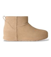 ugg para mujer 1180412 botines de piel classic mini enwrap beige 39 plano ninguno casual