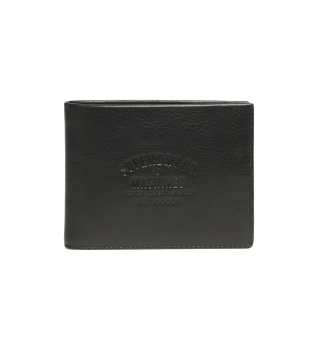 Superdry para hombre. W9810180A Cartera de piel Goods negro (OSFA), Casual
