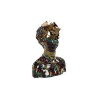 figura resina 26x185x34 busto multicolor