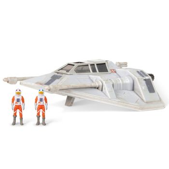 JAZWARES Star Wars Nave Deluxe Snowspeeder con Figura