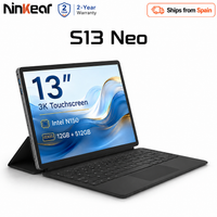 ninkear s13 neo portatil intel processor n150 13 pulgadas pantalla ips 3k 32 12gb ram lpddr5 512gb ssd pantalla tactil 360 windows 11 ordenador convertible 2 en 1 lapiz 1024 niveles para oficina