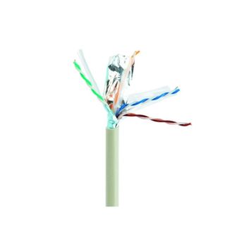 Cable LAN Gembird CAT6 FTP 100m blindado CCA sólido gris categoría 6