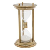 reloj de arena gaya 30 cm de altura dorado - atmosphera createur dinterieur