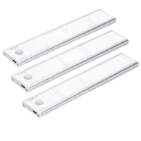 lampara led con sensor para armarios 22 w regulable 3 piezas