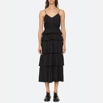 Sea New York Parcie Satin Crinkle Tank Dress - US 10/ UK 14