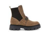 botin de mujer con elastico de ante y complemento nut 39
