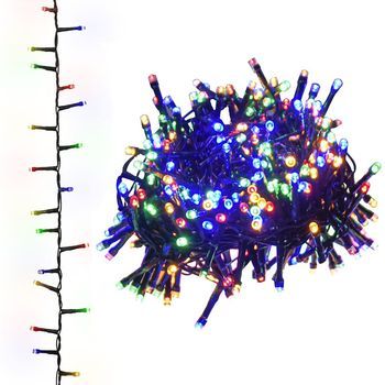 Tira De Luces Compacta Con 2000 Led Pvc Multicolor 45 M Vidaxl