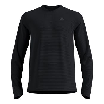 Odlo Essential Thermal Midlayer  Camiseta de running Hombres - negro