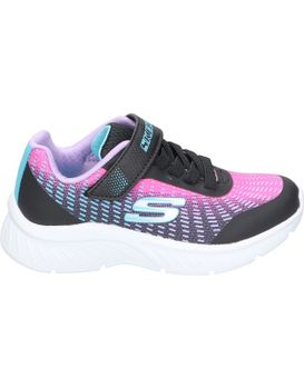 Zapatilla Skechers Microspec Plus Negra Y Morada 303532l-bkmt 35
