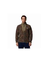 forro polar montana columbia sequoia grover printed full zip hombre verde