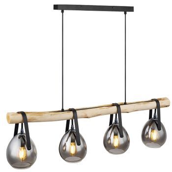 Lámpara Colgante App1775-4cp Black