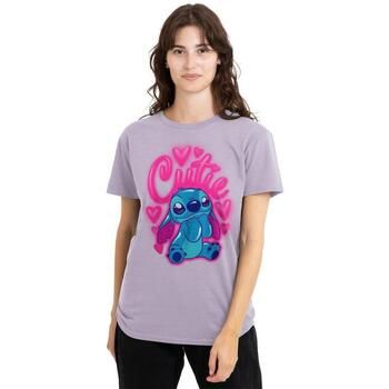Disney Camiseta manga larga Cutie para mujer