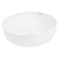 lavabo sobre encimera - 400 x 400 x 135 mm blanco ecd germany