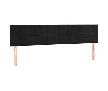 Vidaxl cabeceros 2 unidades de terciopelo negro 80x5x78/88 cm