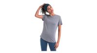 camiseta gris icebreaker  p   strong 125 cool lite s  strong   p phere 3 para mujer