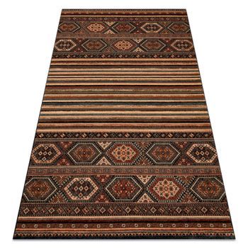 Alfombra De Lana Kashqai 4356 500 Étnico Burdeos 135x200 Cm