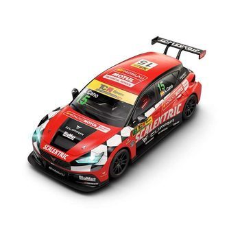 Coche Scalextric Cupra Tcr  Monlau Con Luces. 18x9x9cm (u10425s300)