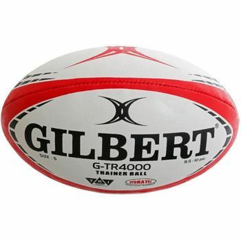 Balón De Rugby Gilbert G-tr4000 Tamaño 5 - Blanco Y Rojo