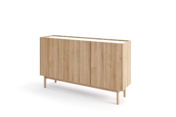 Cómoda efecto madera Crema y Blanco