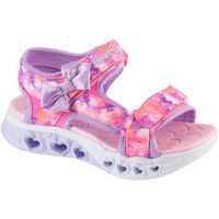 skechers sandalias nina s-lights flutter hearts sandal - blurry love para nina