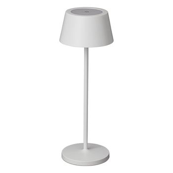 Lámpara de escritorio LED recargable regulable blanca