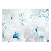 papel pintado 3d - suavidad del plumon 350x245 cm
